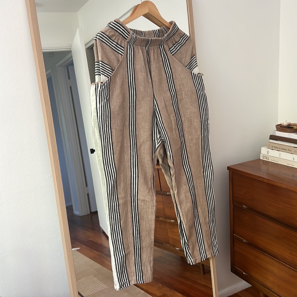 Elizabeth Suzann Striped Pants - Imperfections